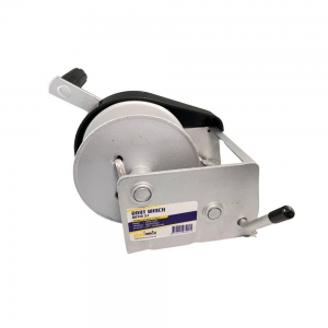EZIWINCH 3:1 RATIO 500KG WITH 6M FIBRE ROPE 'S' HOOK - SIDE COVER INCLUDED
