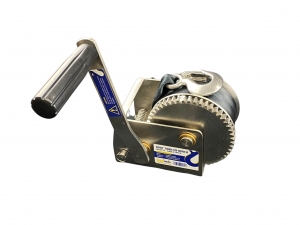 BOAT TRAILER WINCH STAINLESS STEEL 316 - 5:1 RATIO SINGLE SPEED CAPACITY 300KG W