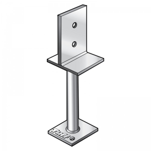 90X450 T BLADE POST SUPPORT 316 STAINLESS STEEL